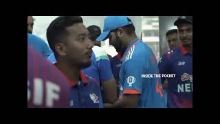Nepal Cricket Team In Indias Dressing Room Fan Moment