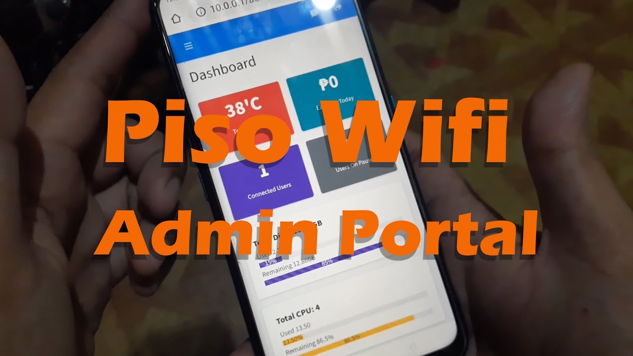 Piso WiFi Admin Portal (Wifi ng Bayan O.S) - YouTube