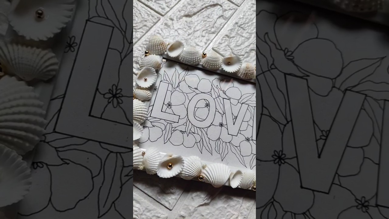 Diy shells Frame🐚 