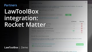 LawToolBox for Rocket Matter
