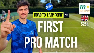 My First $25k Tournament Back | Road To 1 ATP Point