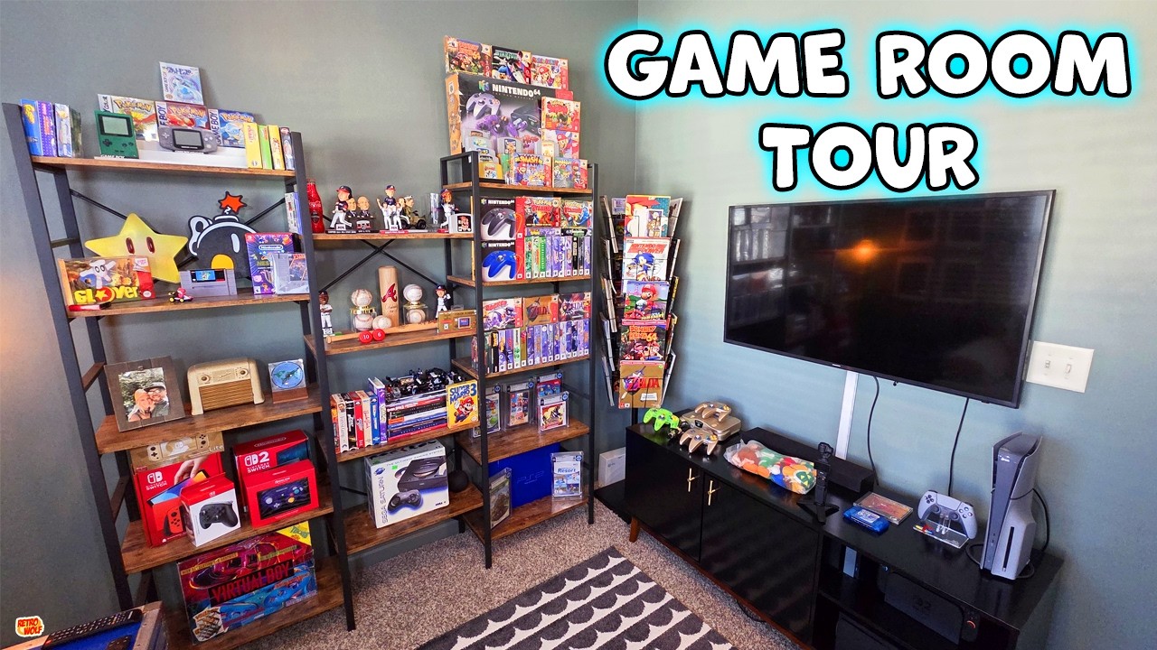 HIGHLY Curated Retro Game Collection of BANGERS! | Game Room Tour