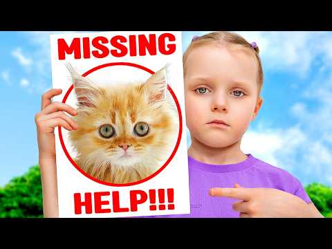 Dasha & The Missing Cat 🐱🔎 Kids Search & Teamwork Adventure Compilation