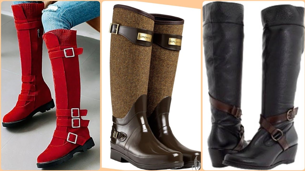 New York vintage hottest leather long shoes/leather Ankle boots designs 2020