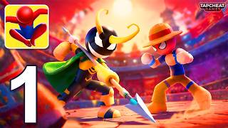 Stickman Superhero: Merge Hero - ゲームプレイ攻略 パート1 - Stick Fight Hero (Android, iOS) screenshot 1