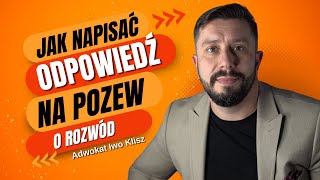 Odpowiedź Na Pozew O Rozwód Źnapozeworozwód Ód