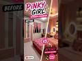 pinky girl bedroom makeover 😍