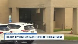 county commission approves repairs for health department