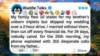 My family flew 10 states for my brother’s unborn triplets but skipped...