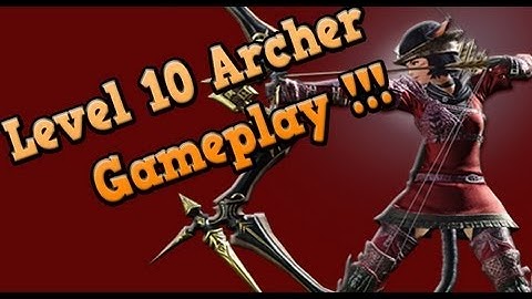 FF14 Realm Reborn - Level 10 Archer (gameplay/skills/rotation) Guide!