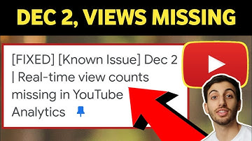 youtube channel analytics problem from december 2 | why youtube views decreasing | tech clinic