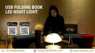 Portable 4 Color Change Home Decor USB Folding Book LED Night Light #MilMila Re-seller screenshot 3