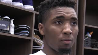 Donovan Mitchell comments on Rudy Gobert's fine after Jazz beat Spurs 139-105
