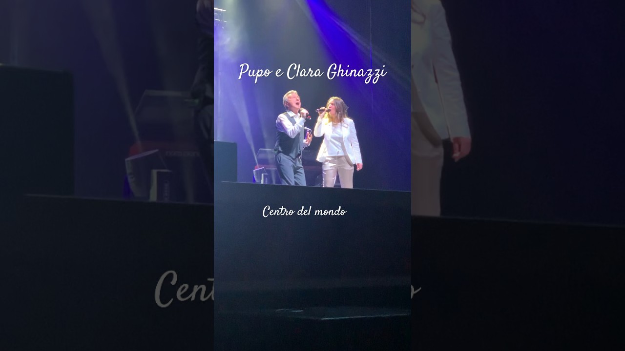 YouTube에서 PUPO e Clara Ghinazzi cantano Centro del Mondo 🎶 Sanremo Su di Noi Tour #musicaitaliana 보기 YouTube에서 PUPO e Clara Ghinazzi cantano Centro del Mondo 🎶 Sanremo Su di Noi Tour #musicaitaliana 보기