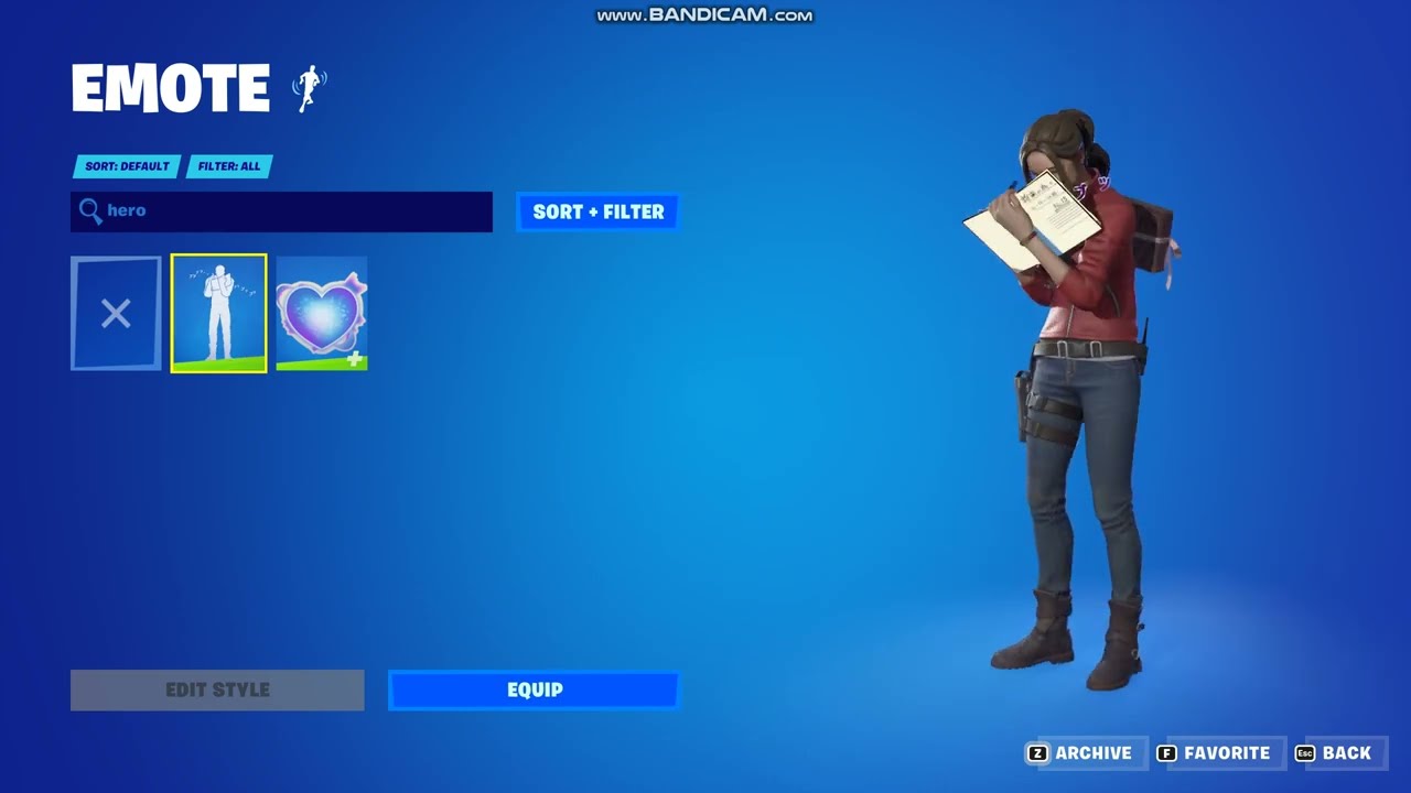 Skin emote showcase #27 Claire redfield hero analysis