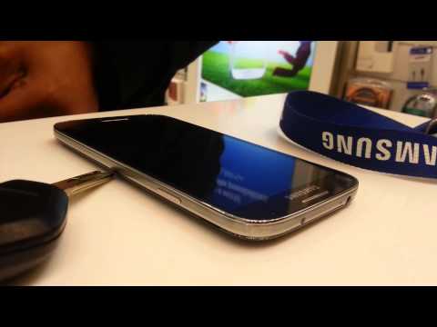 Galaxy S4 Scratch Test with UK Mobile Review