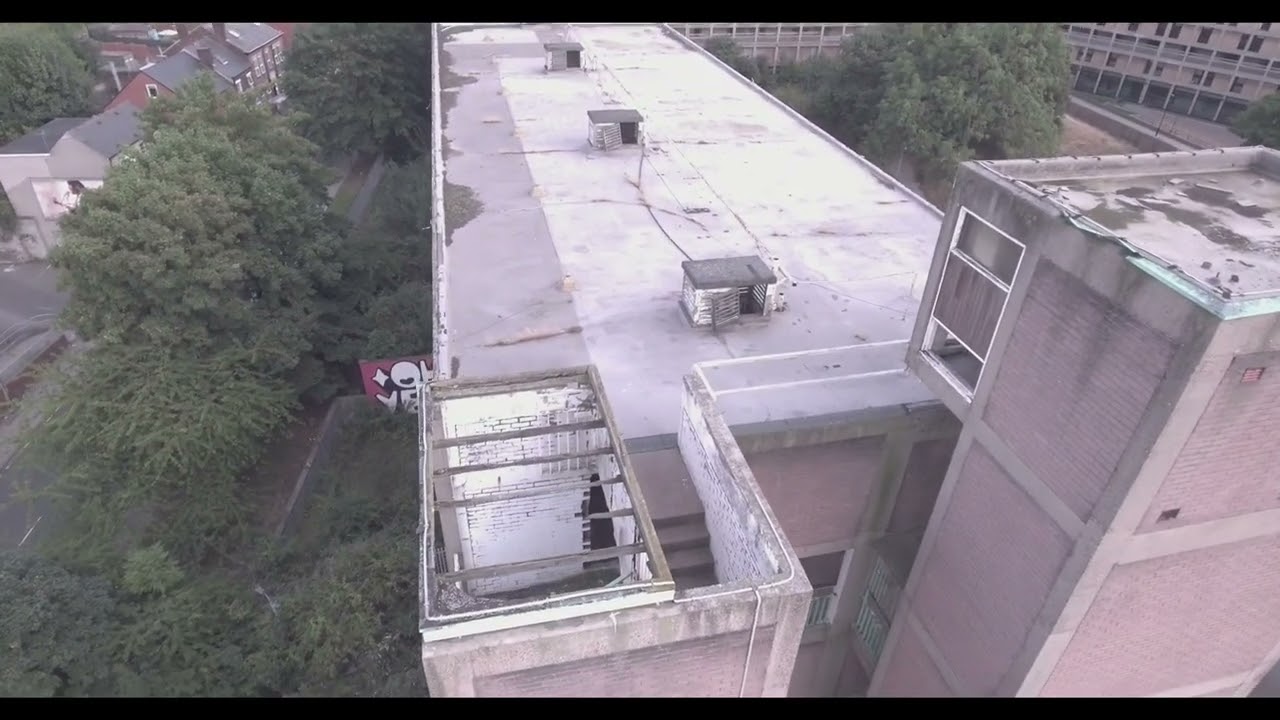 Park Hill Flats Sheffield Last Block Awaiting Refurbishment
