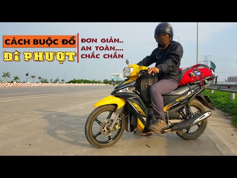 Video Cách Buộc Đồ Lên Xe Máy Khi Đi Phượt | Đơn Giản/Chắc... - youtube