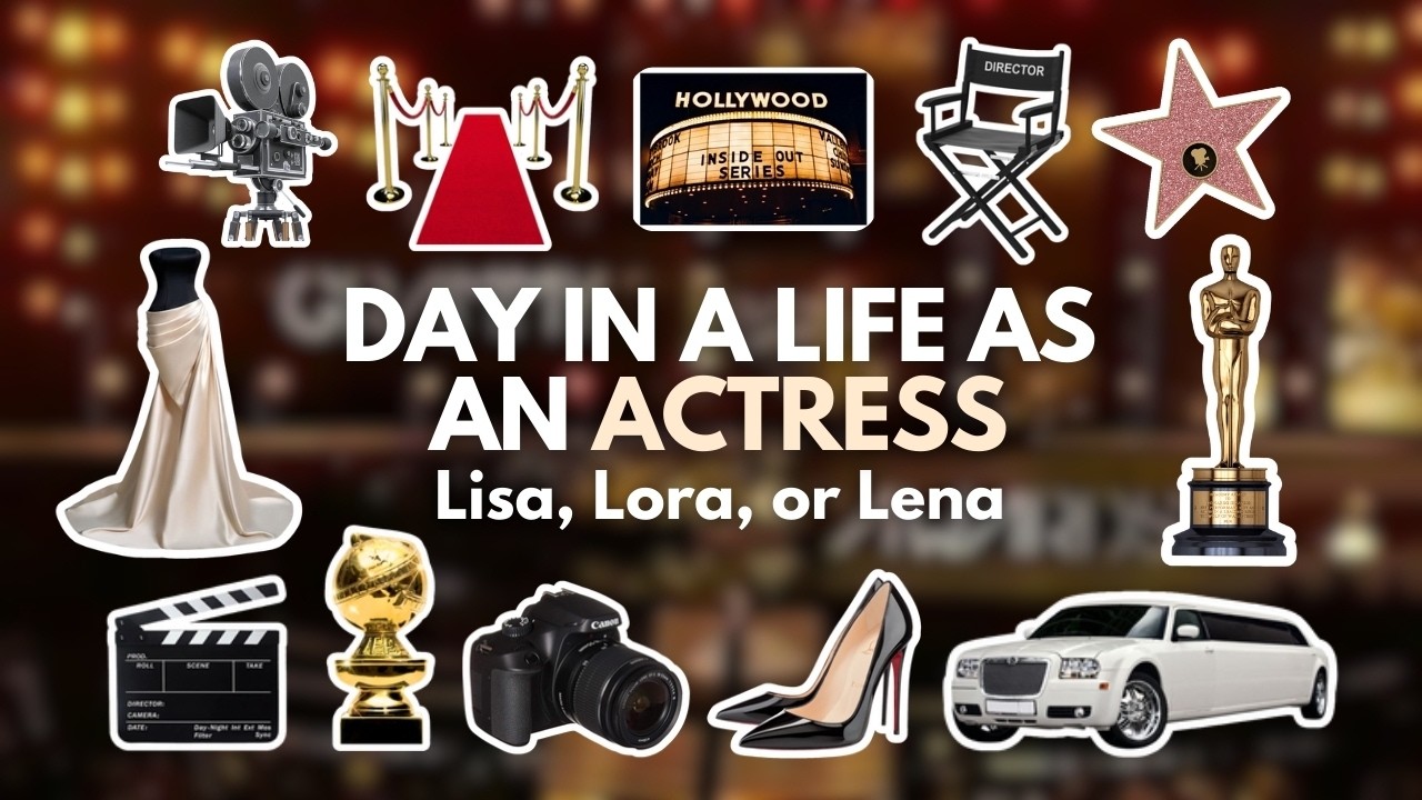 Day in a life as an ACTRESS 📸🎬🎭 | Lisa, Lora or Lena