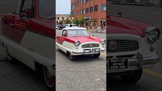 Nash Metropolitan Classic Car Drive By Engine Sound Mount Clemens Car Show 2026
