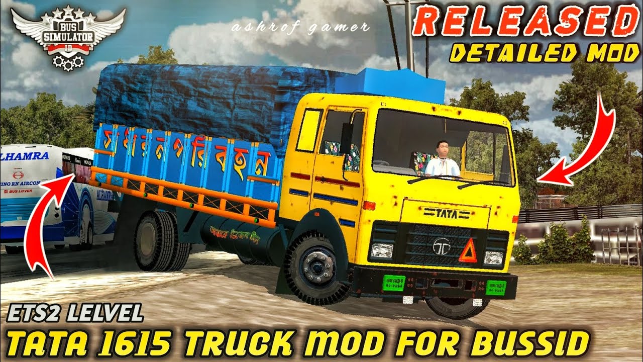 Most Realistic TATA TRUCK MOD For Bus Simulator Indonesia🤩New Truck
