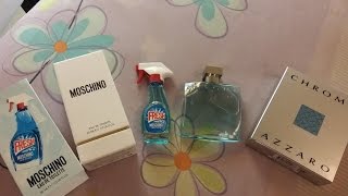 Moschino Fresh Couture (Women) and Azzaro Chrome Fragrance First Impression