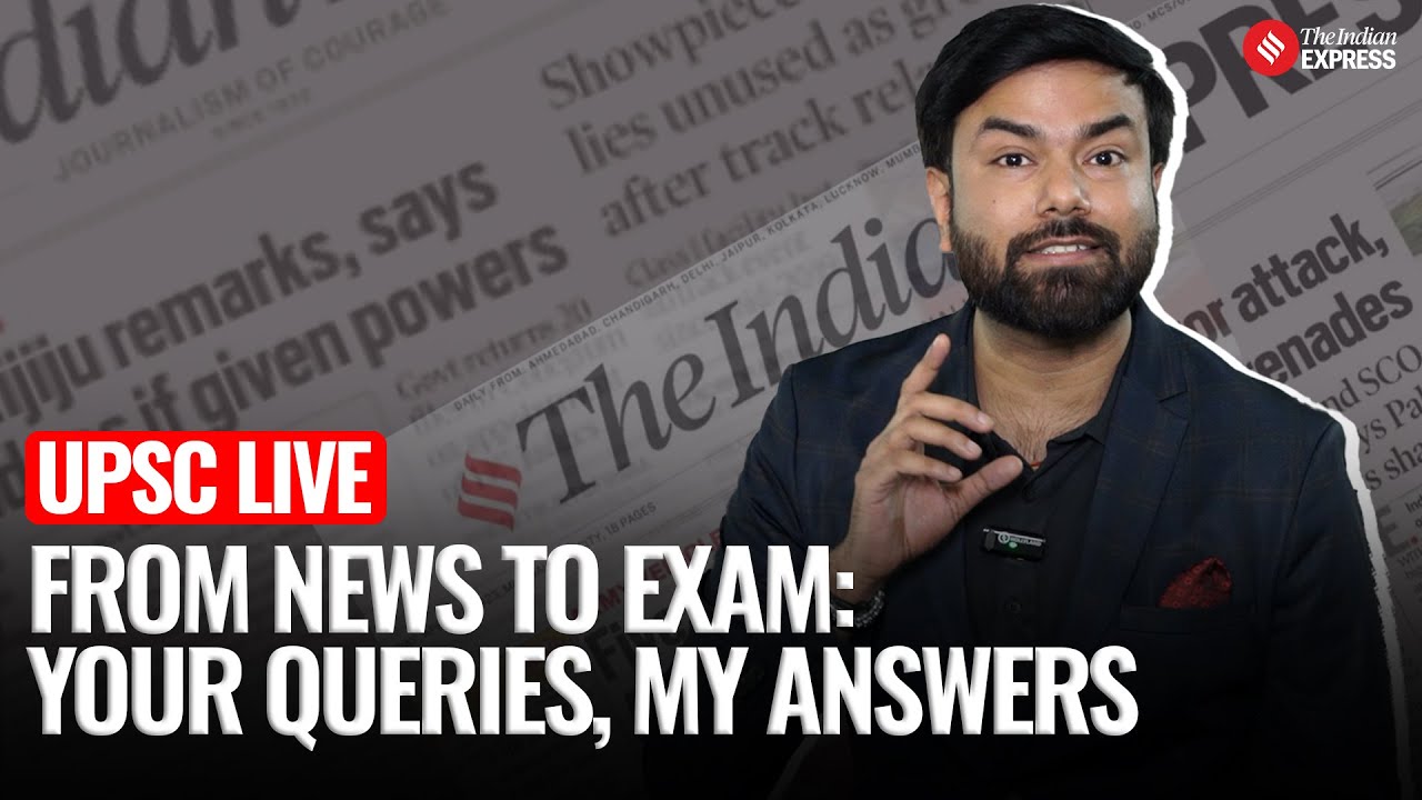 UPSC LIVE Session: Turning News into Exam-Ready Answers | Manas Srivastava