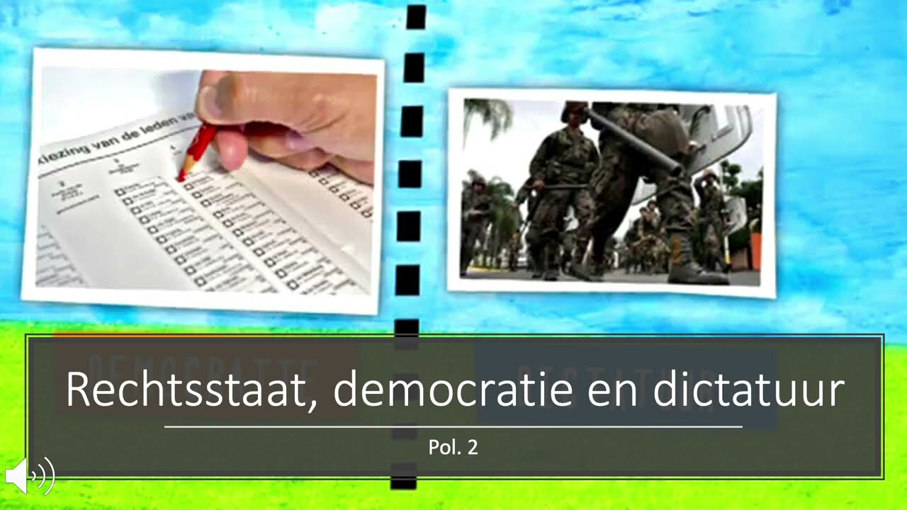MASK politiek h2 'Rechtsstaat, democratie en dictatuur'