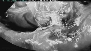 GOES Weather Satellite IR timelapse Post El-Nino 2015/2016 Mar.-Apr.  V19748