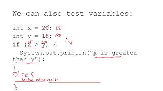 Java Conditional Statement