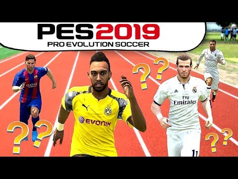 PES 2019 EN HIZLI FUTBOLCU KİM ? HIZ TESTİ !