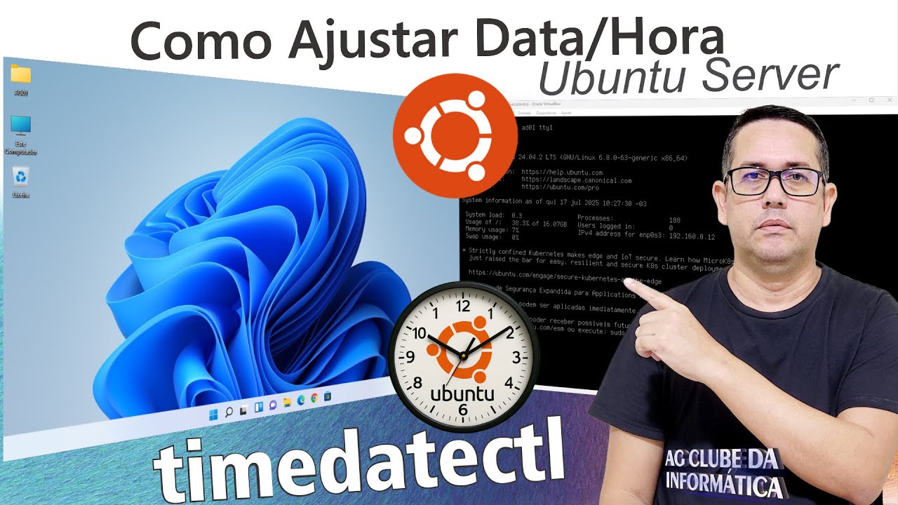 🕒Como Instalar o Fuso Horário do Brasil no Ubuntu Server