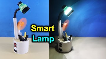 How to Make Table Lamp at Home । Homemade Table Lamp । 2021