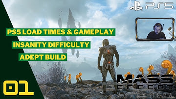 Mass Effect Andromeda PS5 loading times and gameplay - Part 1