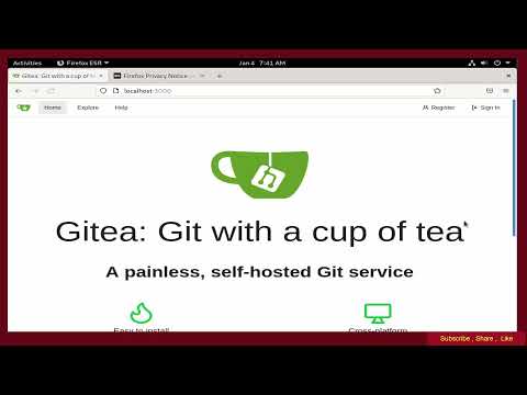 Debian 11 - installing Gitea with PostgreSQL Apache HTTP Server