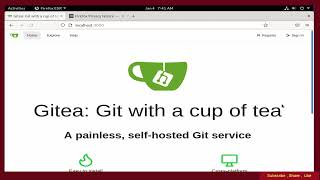Debian 11 - installing Gitea with PostgreSQL Apache HTTP Server