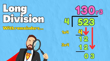 Long Division With Remainders