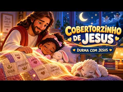 🌙 Canção de Ninar Gospel para Dormir com Jesus 🛏️ O Cobertorzinho das Promessas de Jesus