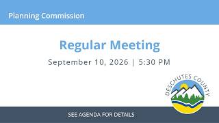 09/10/2026 - Planning Commission