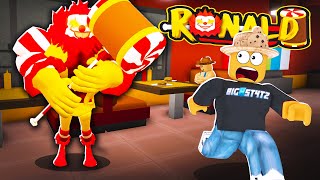 RONALD CHAPTER 1 in MCRONALDS! (Roblox Ronald)