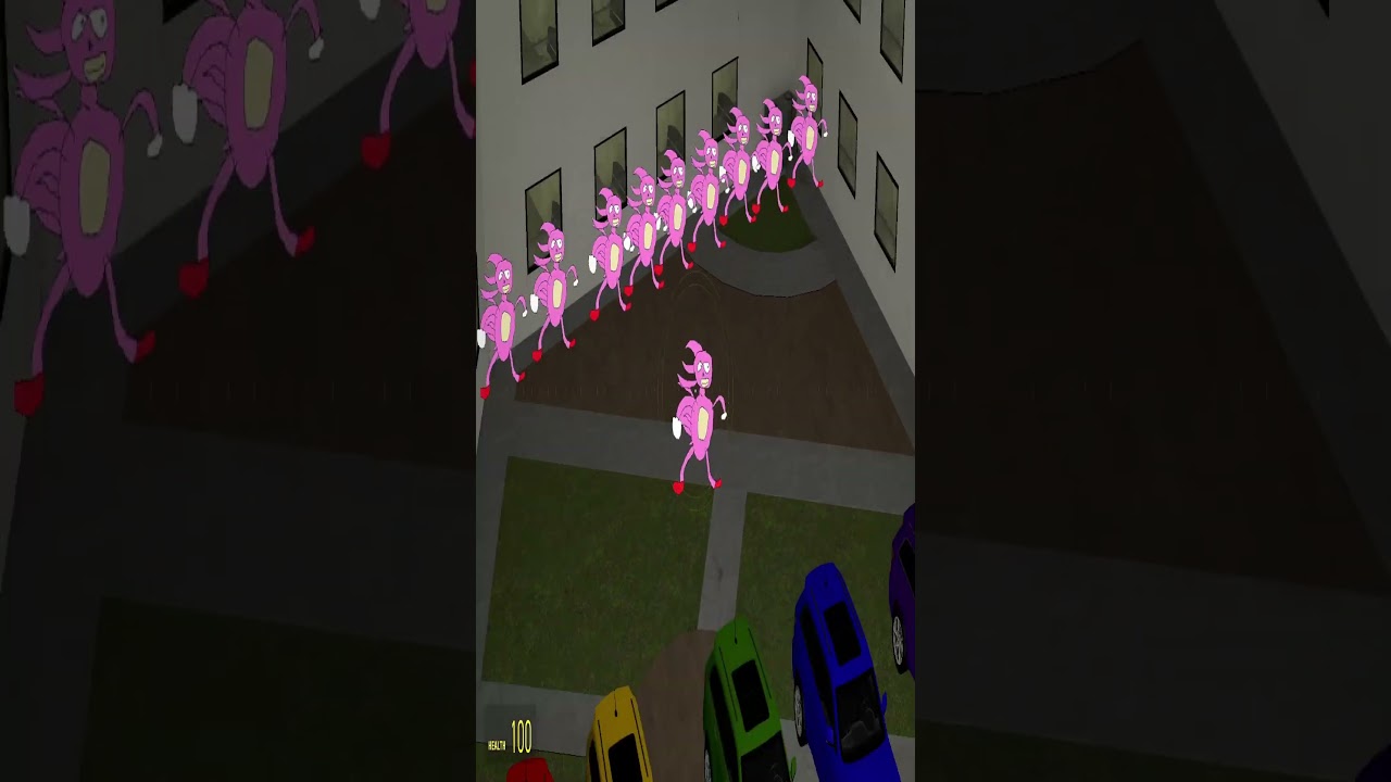 Hyper Sanic Nextbots Chasing in Gmod!!! 