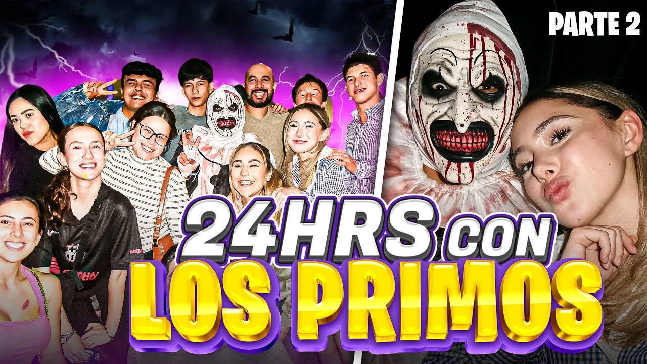 SEGUNDA PARTE CON LOS PRIMOS *vimos una peli de terror * 😨 | Hermanas JM