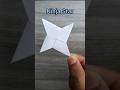 How to make a new paper ninja star ⭐ , homemade easiest ninja star paper folding trick , #shorts