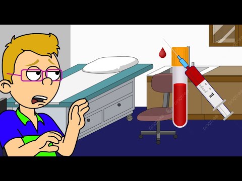 Caleb goes to the doctor for a blood test