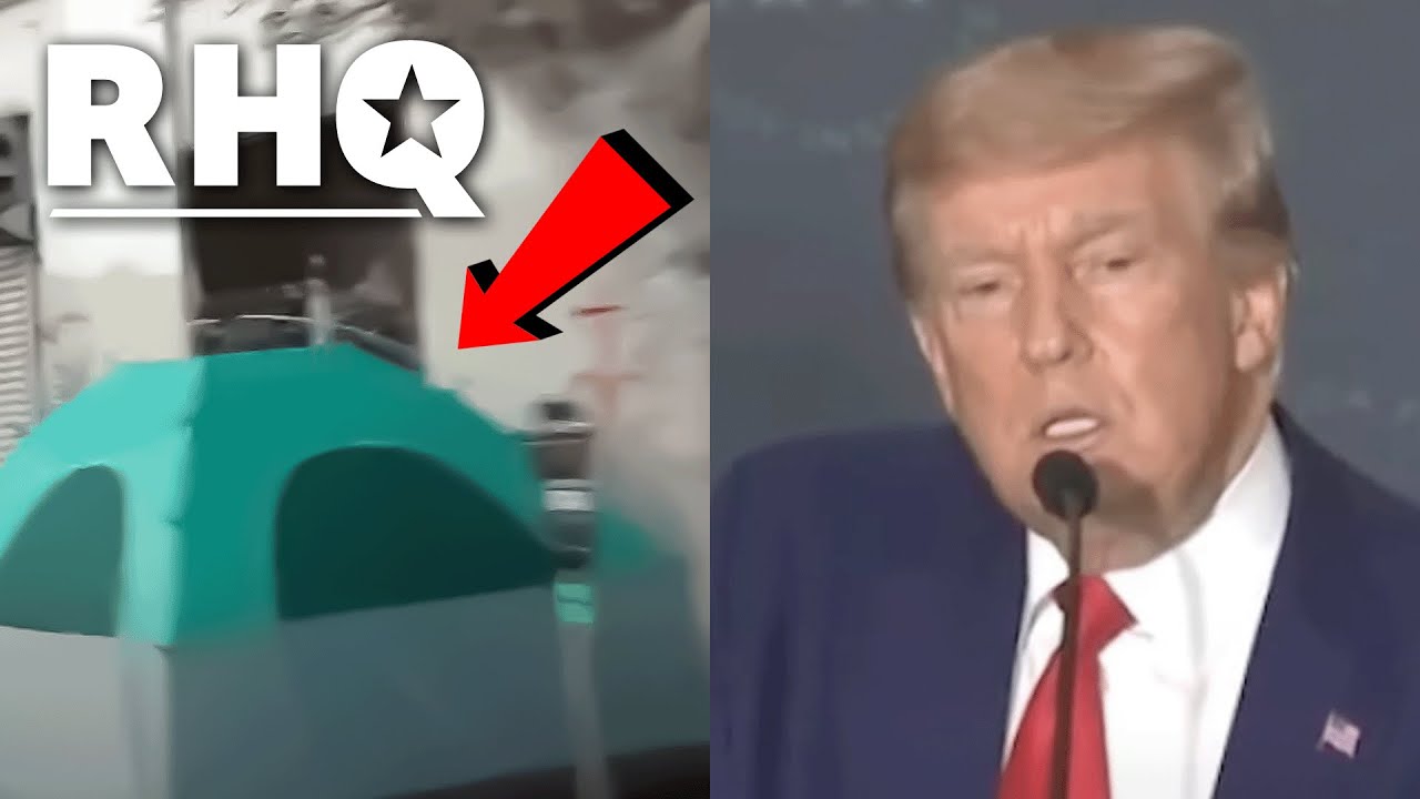 Trump Legitimately Thinks "Tent Cities" Will End Homelessness