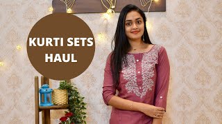 HUGE MEESHO KURTI SET HAUL | MEESHO AFFORDABLE KURTA SETS | MEESHO HAUL