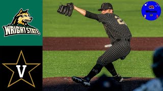 Wright State vs #3 Vanderbilt Highlights | Doubleheader Game 2 | 2021 College Baseball Highlights