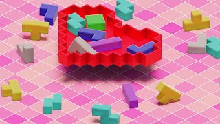 Softbody Tetris Jigsaw Puzzle Game screenshot 2
