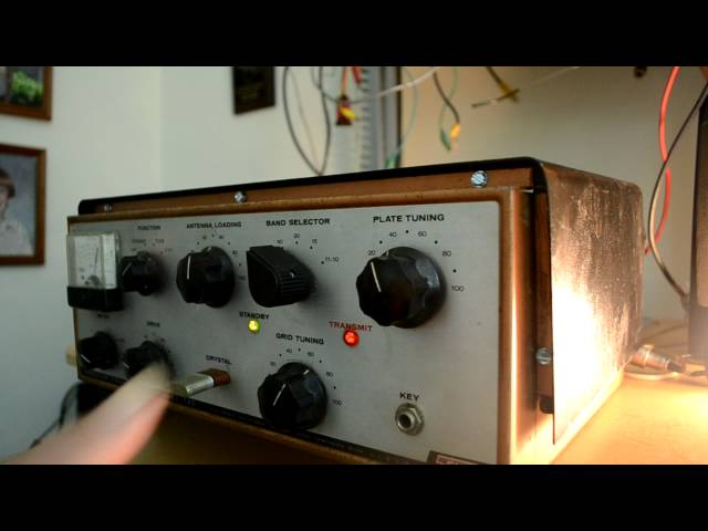 Émetteur Radio Amateur Vintage EICO 720 - 90 Watts CW Avec Notices, Fonctionne