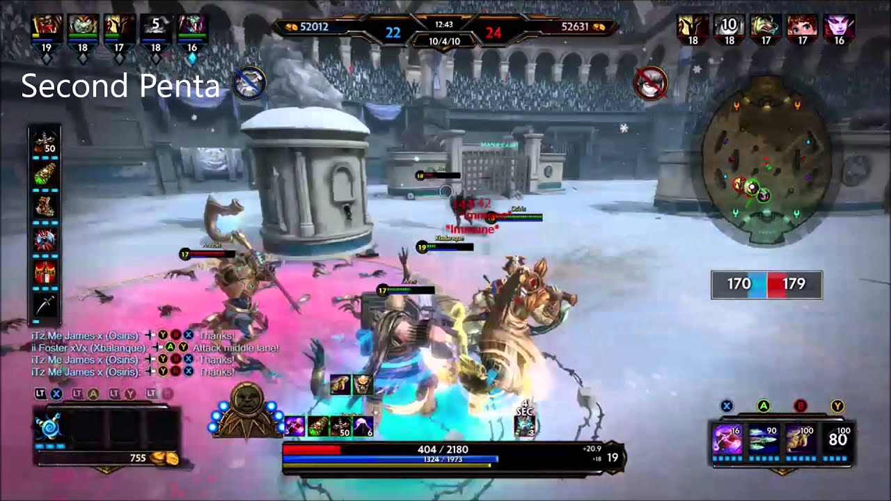 Smite - Trick Shots and Penta Kills - vol.1 (Season 2)